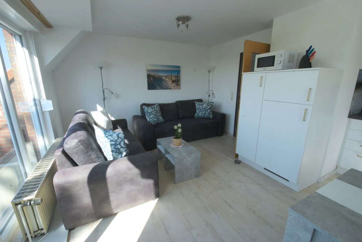 Ferienwohnung Robbe Norddeich - Wohnzimmer