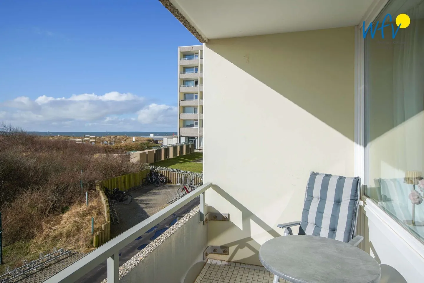 Ferienhaus Seeblick Ferienwohnung 3 Borkum - Balkon