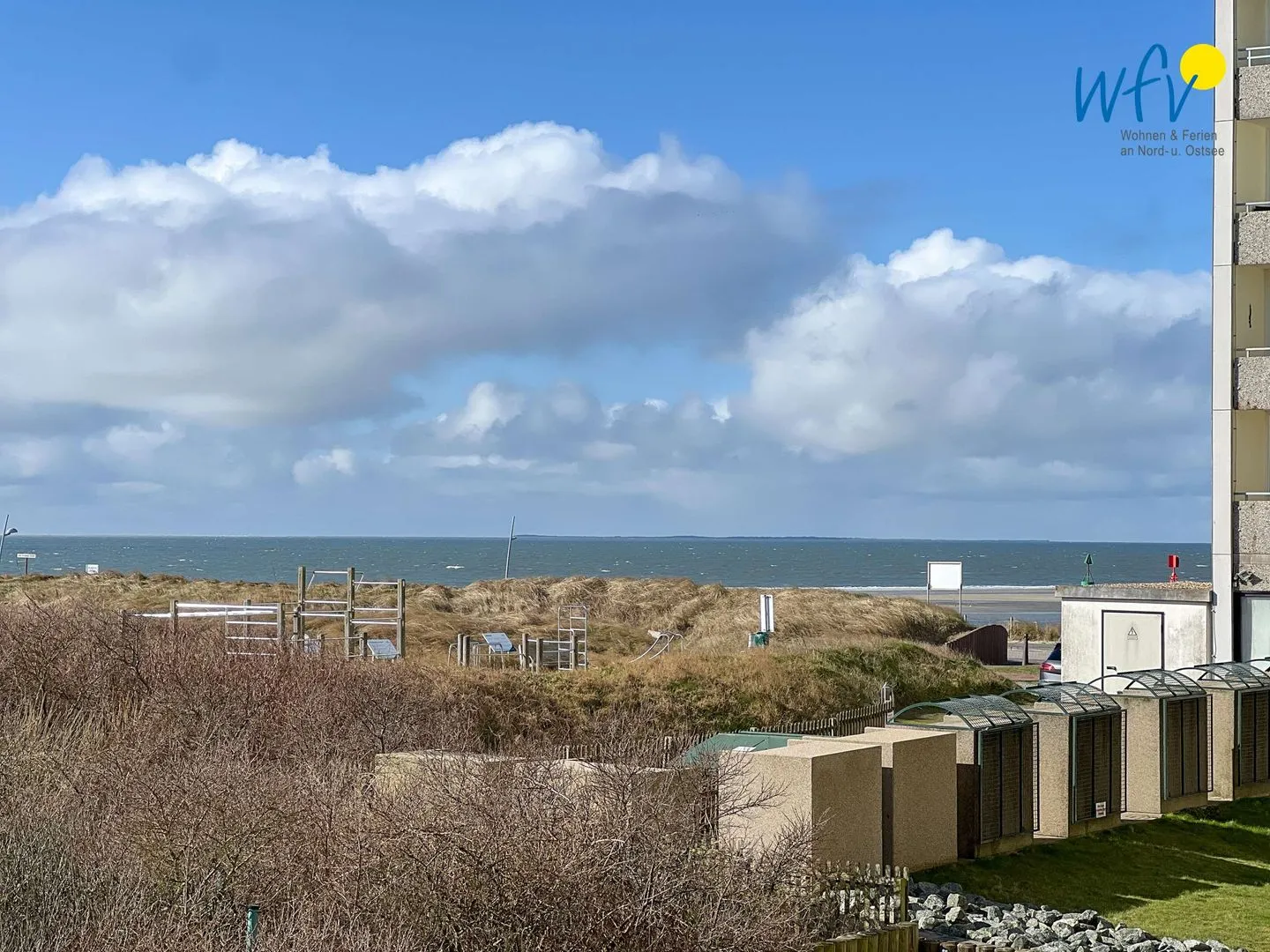 Ferienhaus Seeblick Ferienwohnung 3 Borkum - Meerblick