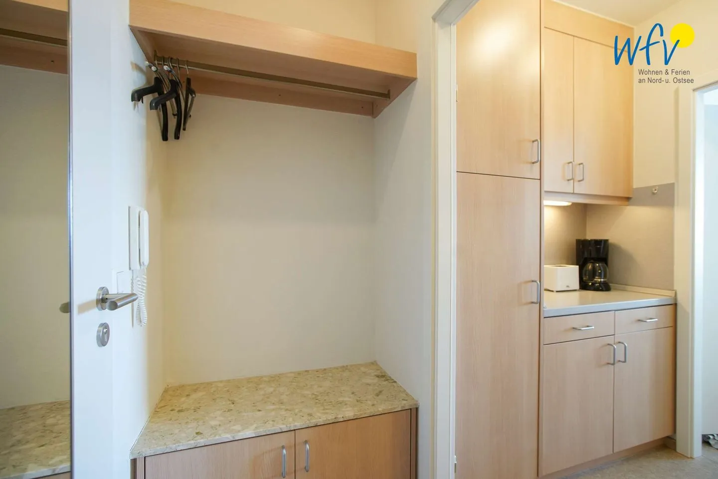 Ferienhaus Seeblick Ferienwohnung 3 Borkum - Küche / Küchenzeile