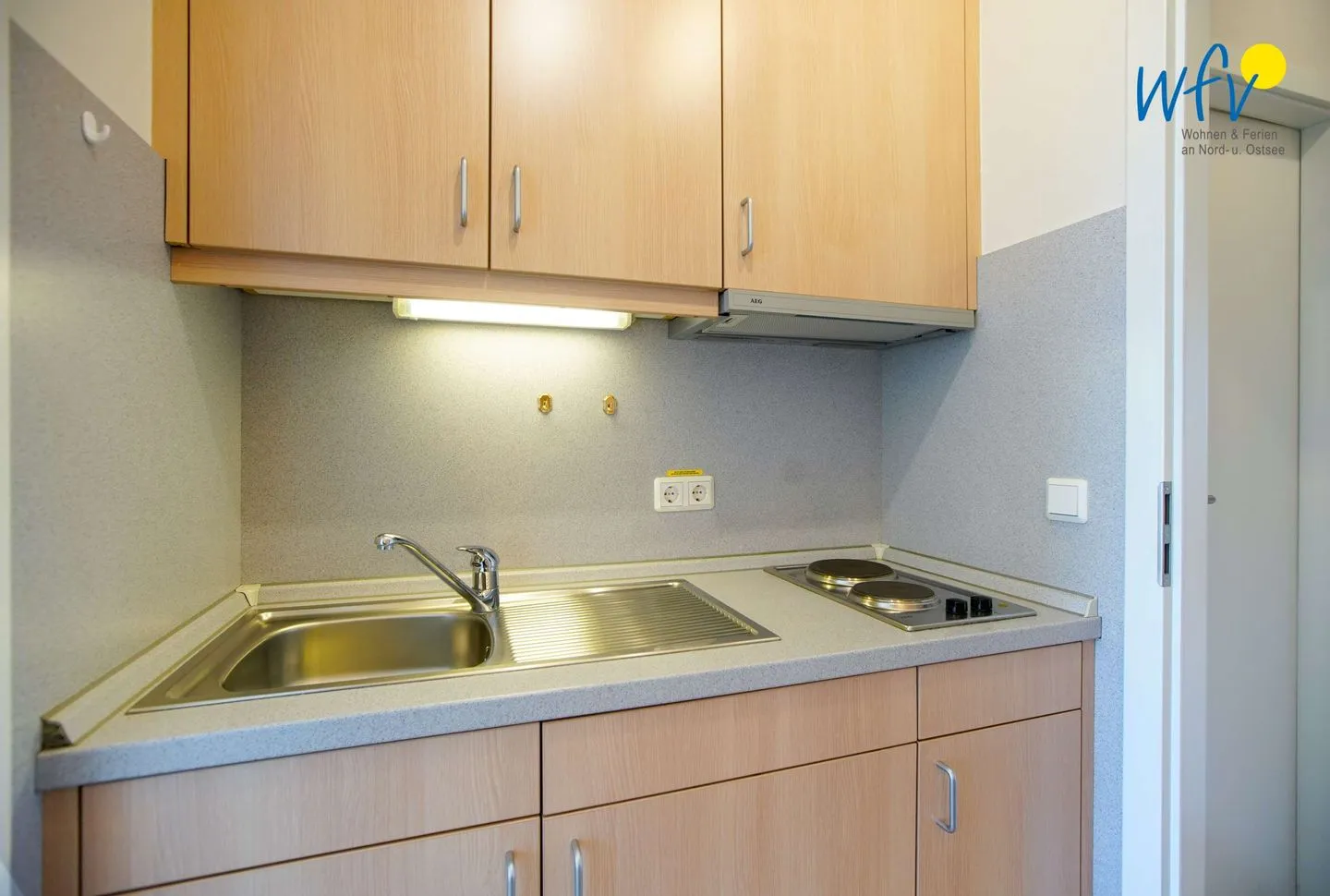 Ferienhaus Seeblick Ferienwohnung 3 Borkum - Küche / Küchenzeile