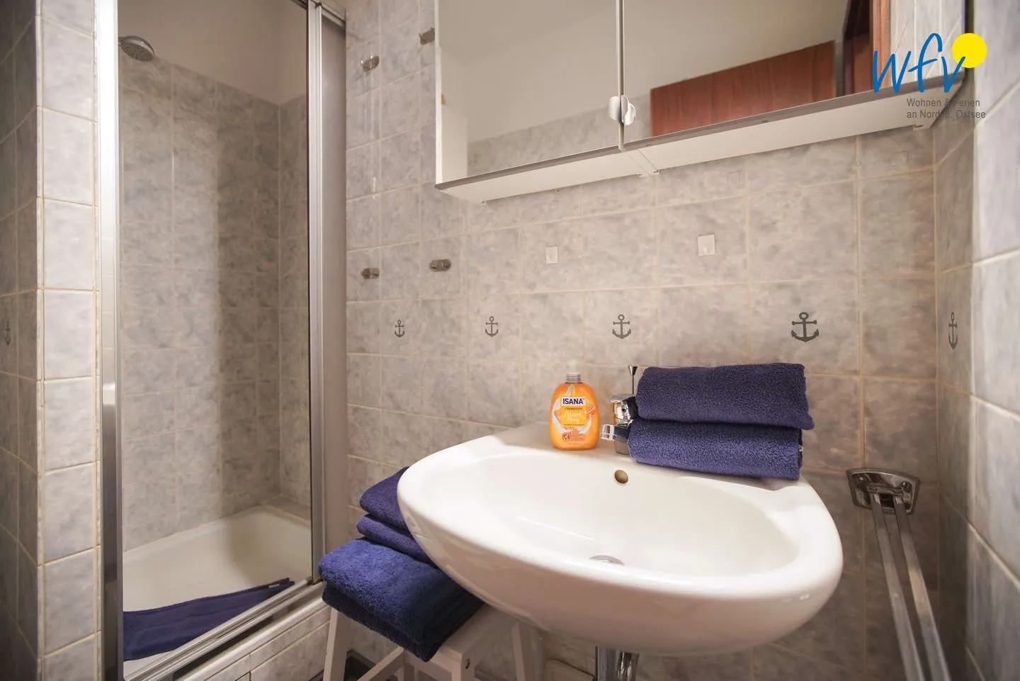 Ferienhaus Seeblick Ferienwohnung 28 Borkum - Badezimmer