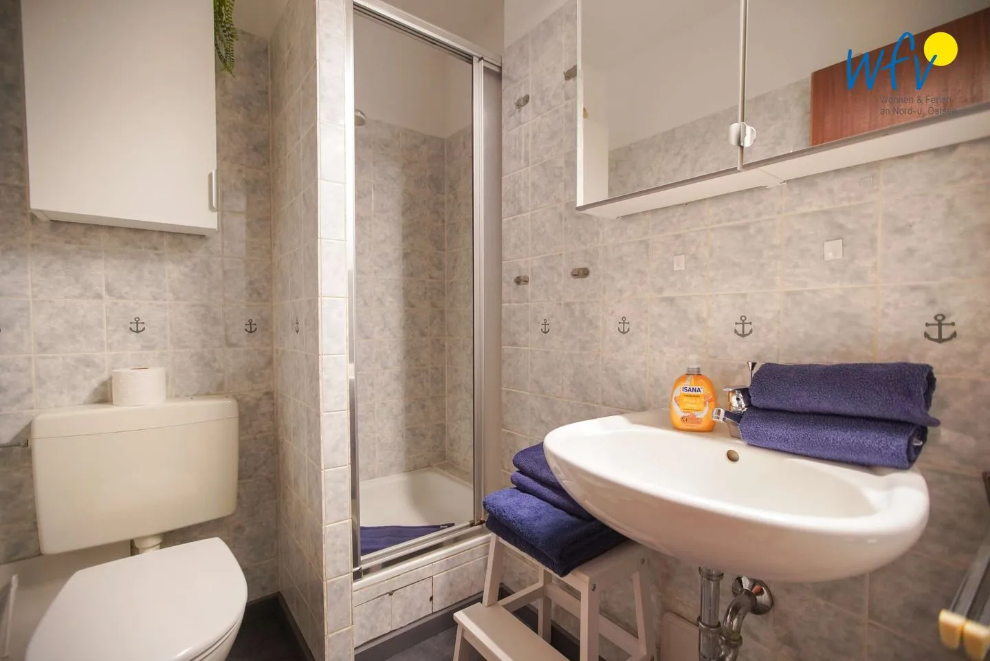 Ferienhaus Seeblick Ferienwohnung 28 Borkum - Badezimmer