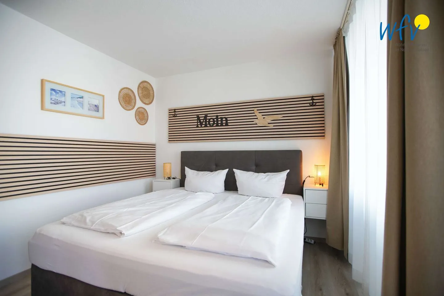 Ferienhaus Seeblick Ferienwohnung 28 Borkum - Schlafzimmer