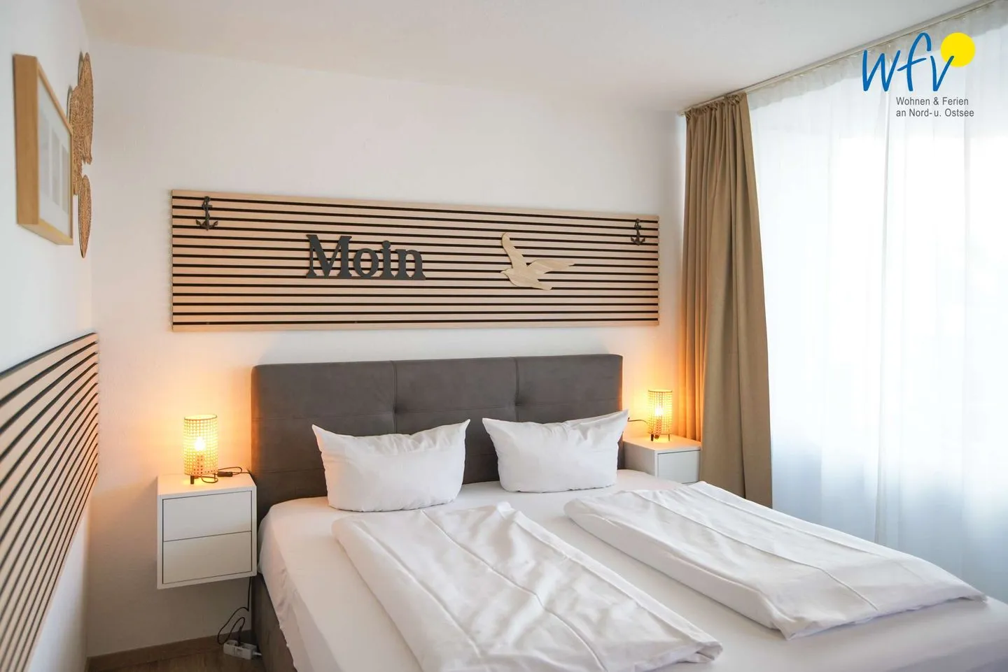 Ferienhaus Seeblick Ferienwohnung 28 Borkum - Schlafzimmer