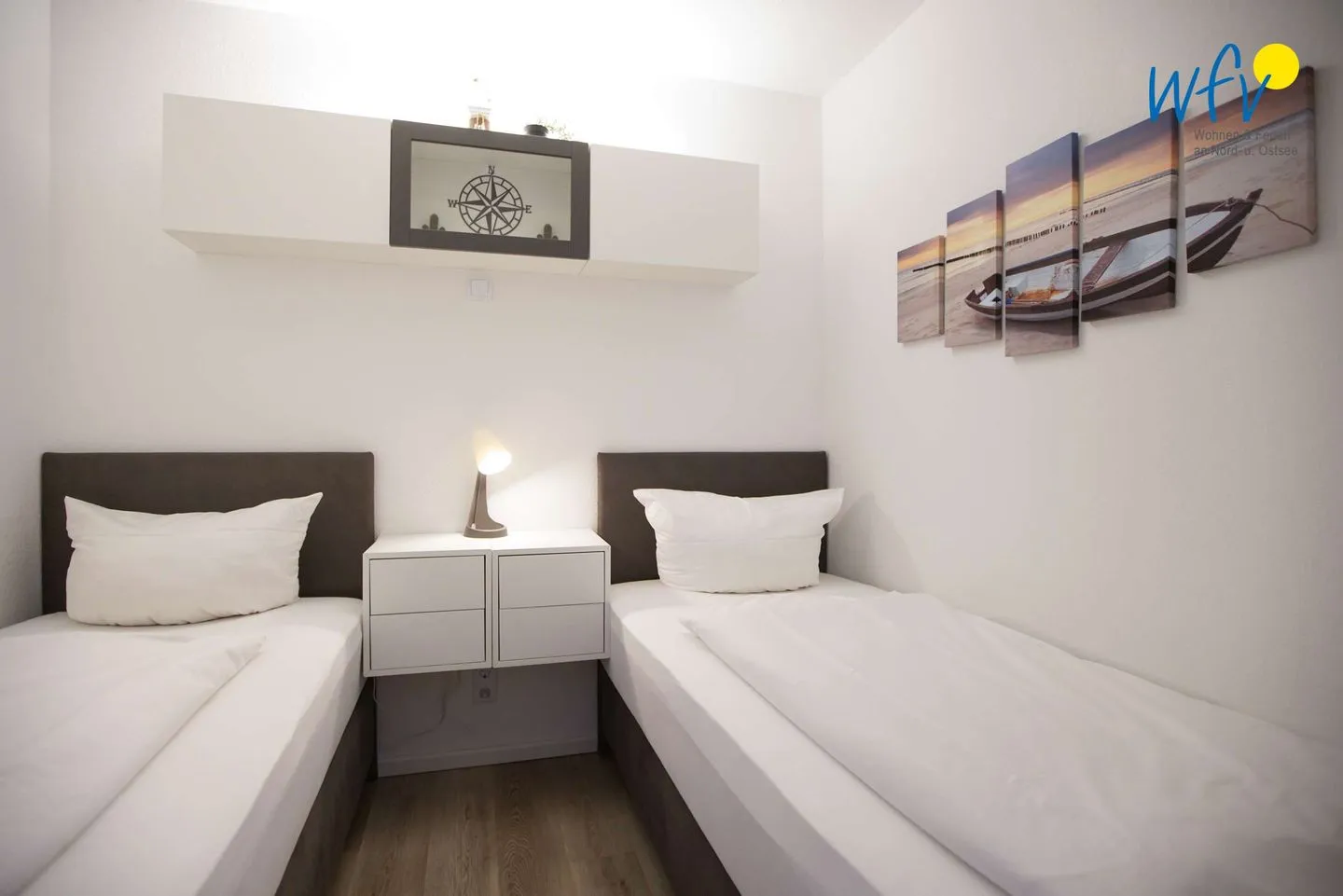 Ferienhaus Seeblick Ferienwohnung 28 Borkum - Schlafzimmer