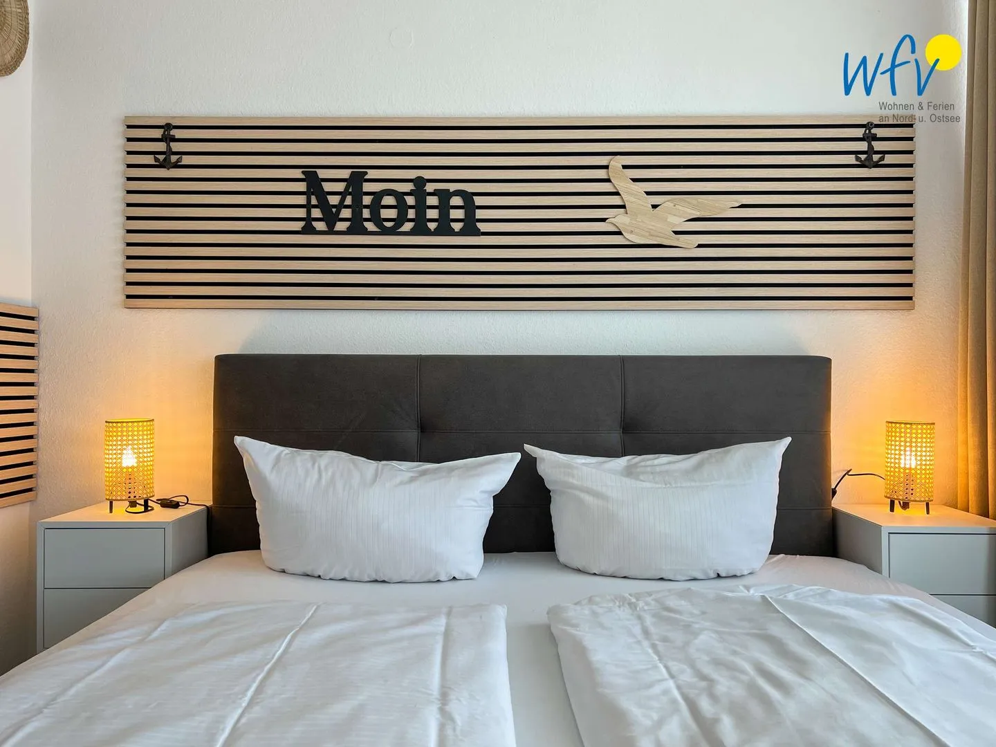 Ferienhaus Seeblick Ferienwohnung 28 Borkum - Schlafzimmer