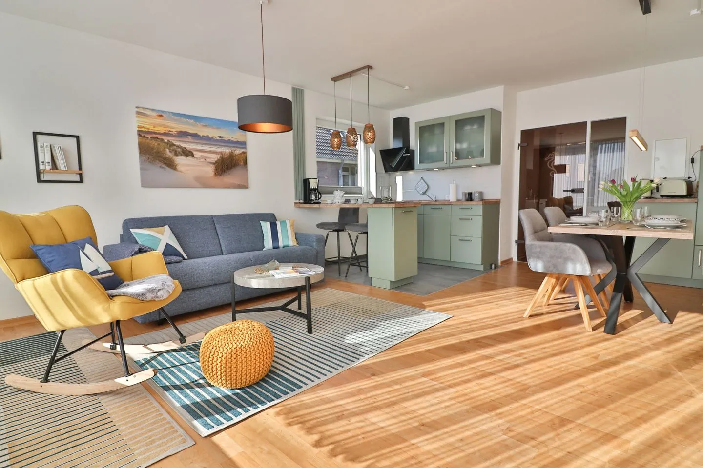 Strandleben Langeoog - Wohnzimmer