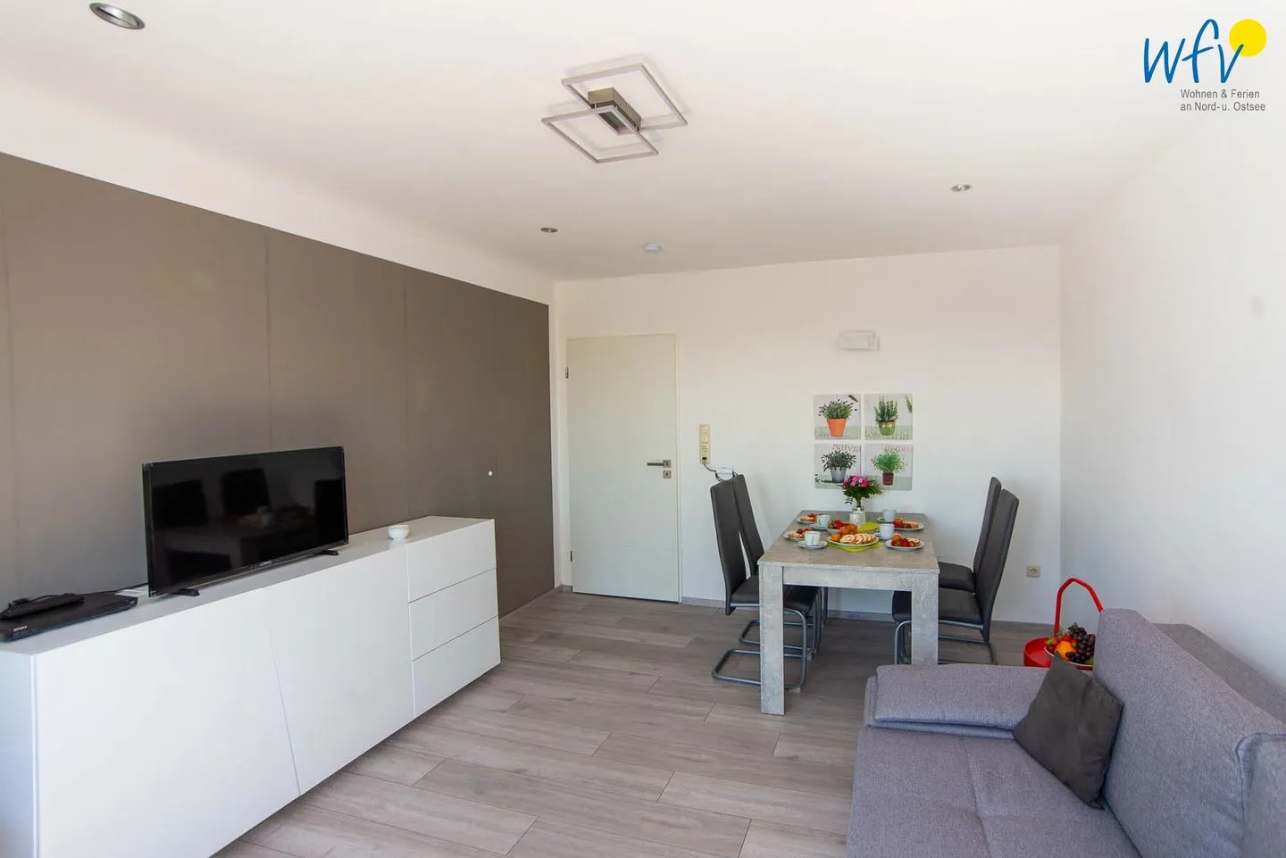 Haus Seeluft Ferienwohnung 48 Wangerooge - Wohnzimmer