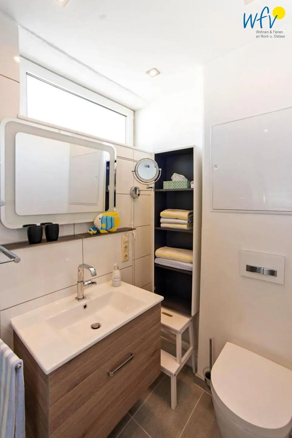 Haus Seeluft Ferienwohnung 48 Wangerooge - Badezimmer