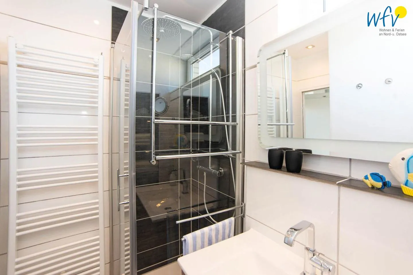 Haus Seeluft Ferienwohnung 48 Wangerooge - Badezimmer