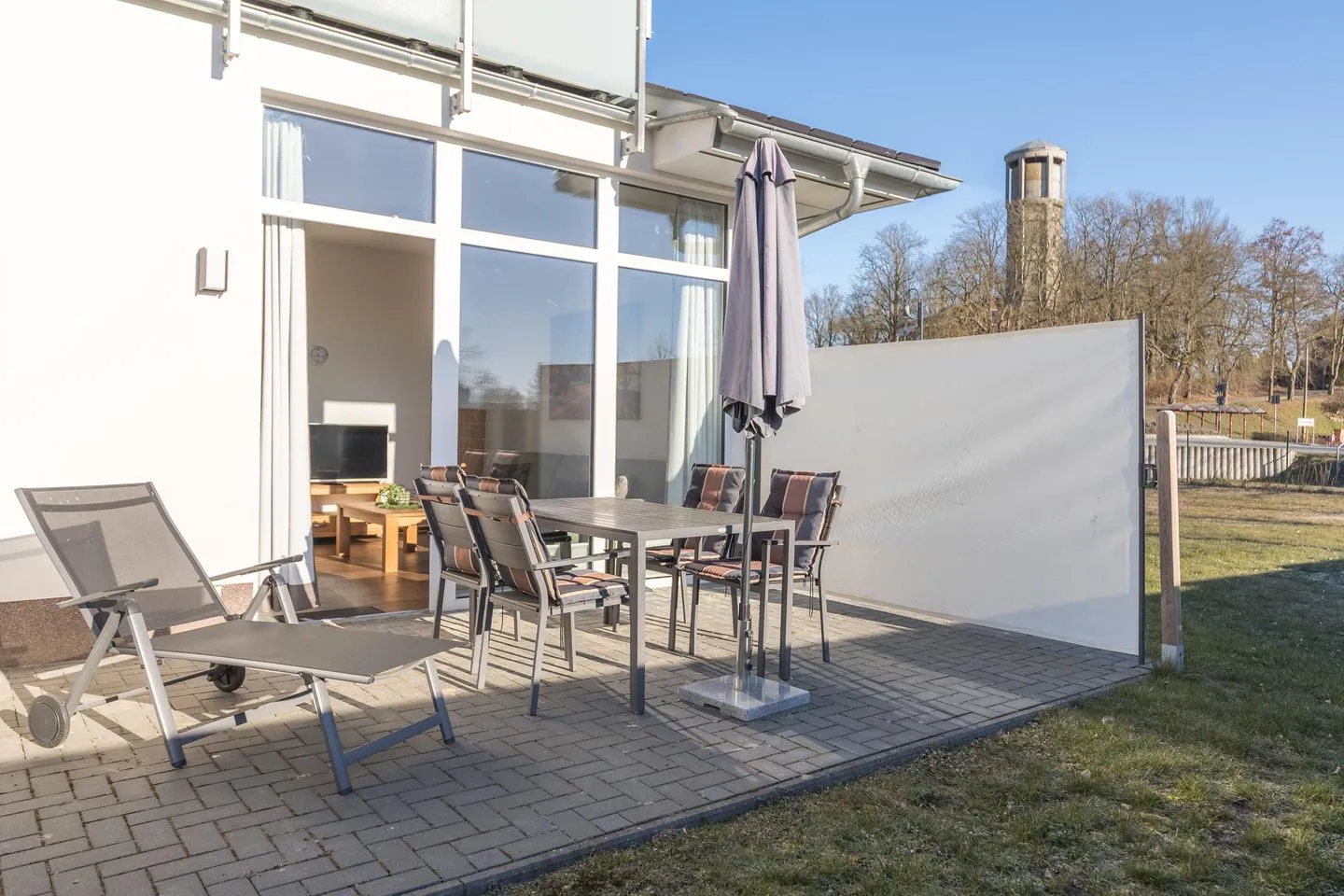 SeeNest Röbel / Müritz - Terrasse