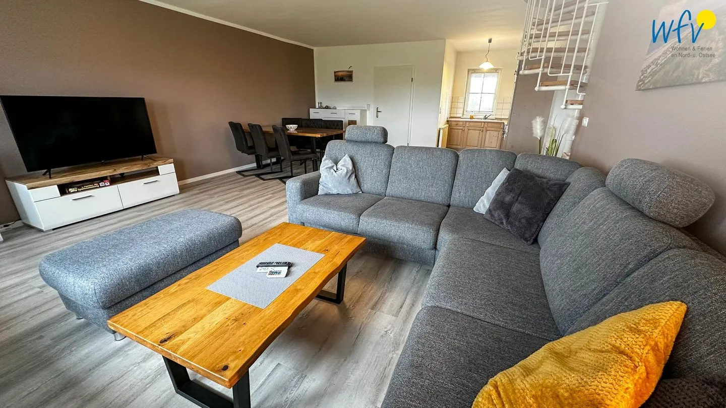 Haus Windland Ferienwohnung 10 Rügen - Dranske - Wohnzimmer