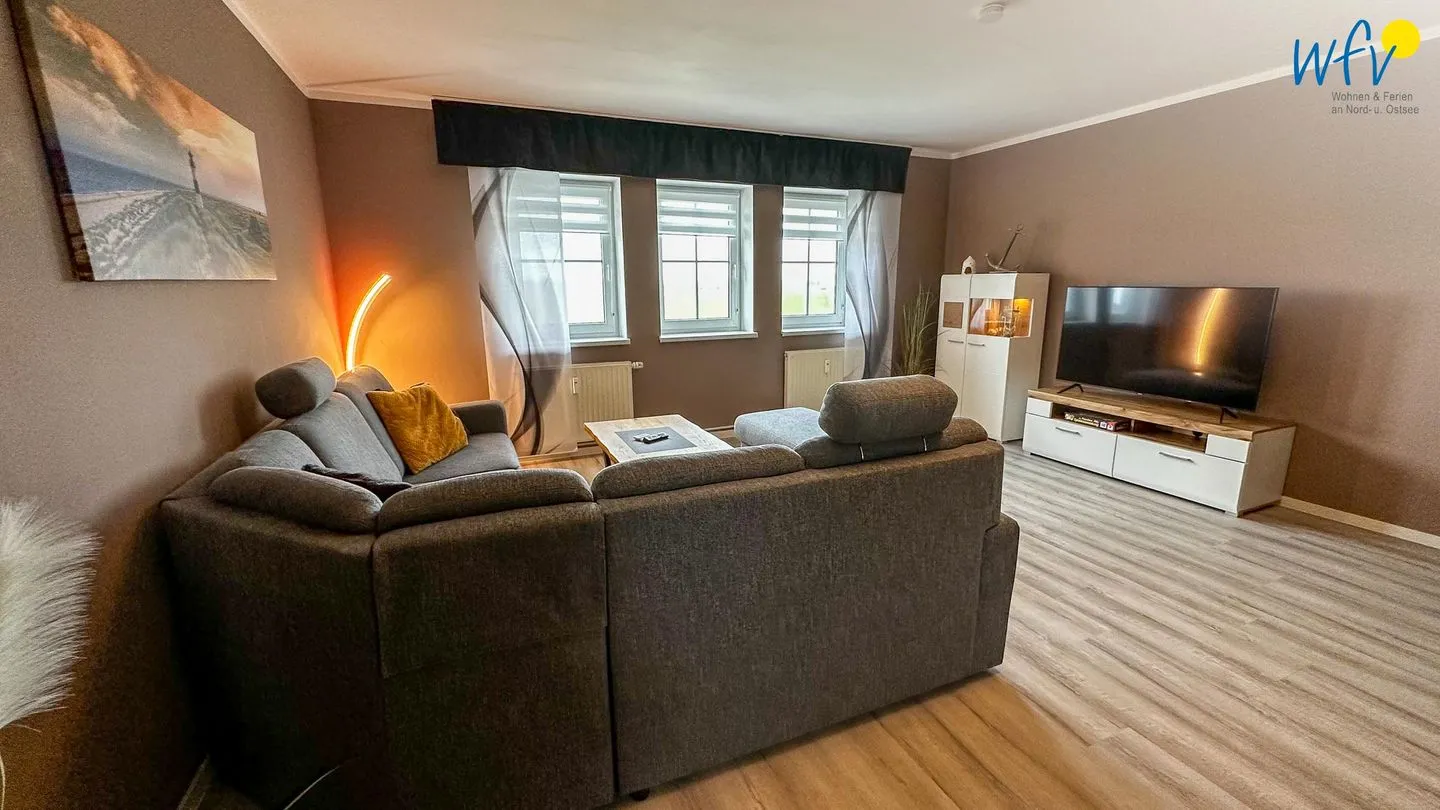 Haus Windland Ferienwohnung 10 Rügen - Dranske - Wohnzimmer