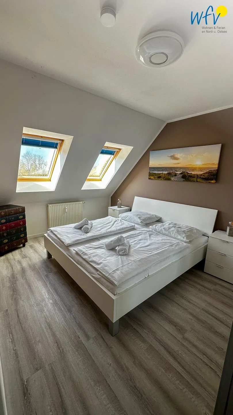 Haus Windland Ferienwohnung 10 Rügen - Dranske - Schlafzimmer