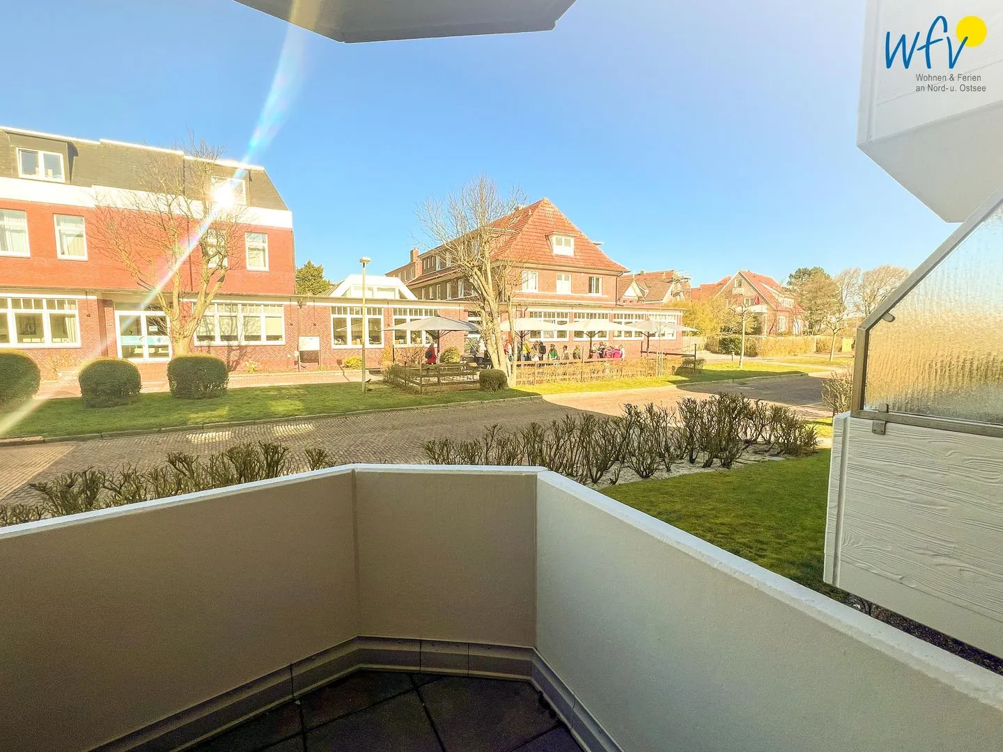 Haus Barkhausenstraße 26 Ferienwohnung 4 Langeoog - Terrasse
