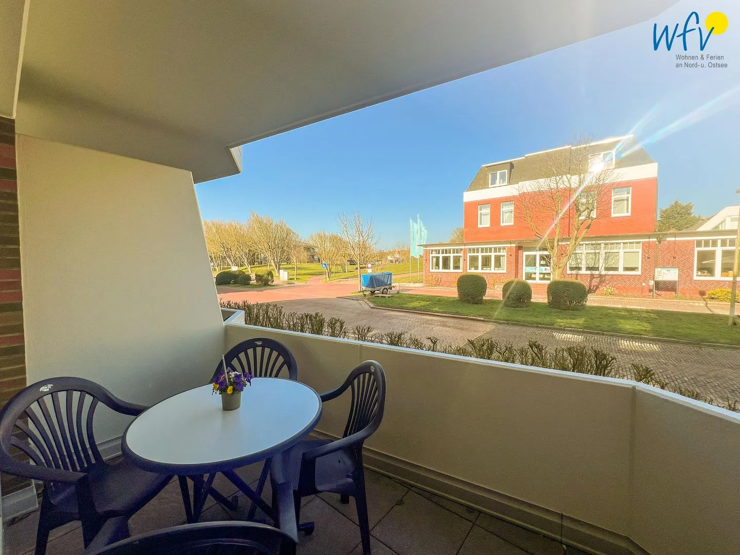 Haus Barkhausenstraße 26 Ferienwohnung 4 Langeoog - Terrasse