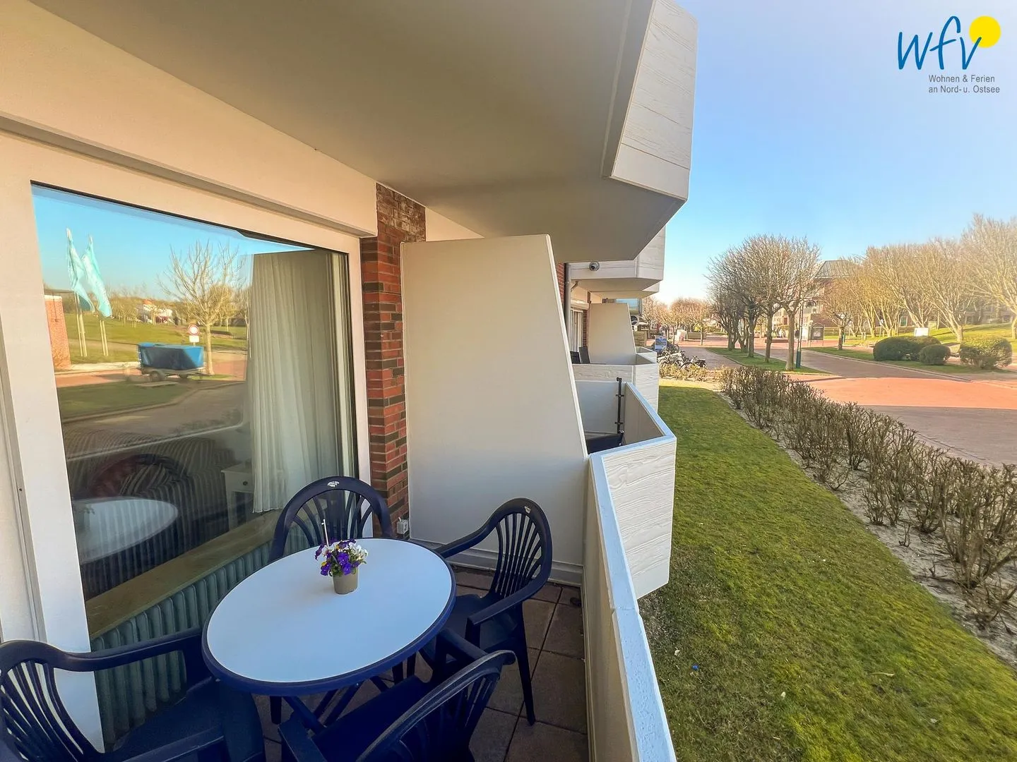 Haus Barkhausenstraße 26 Ferienwohnung 4 Langeoog - Terrasse