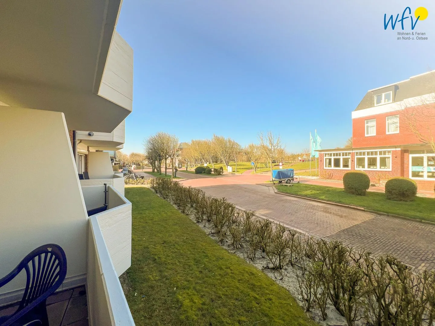 Haus Barkhausenstraße 26 Ferienwohnung 4 Langeoog - Terrasse
