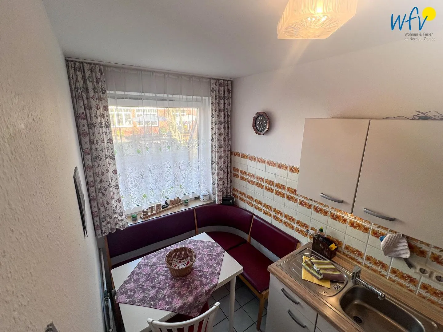 Haus Barkhausenstraße 26 Ferienwohnung 4 Langeoog - Küche / Küchenzeile
