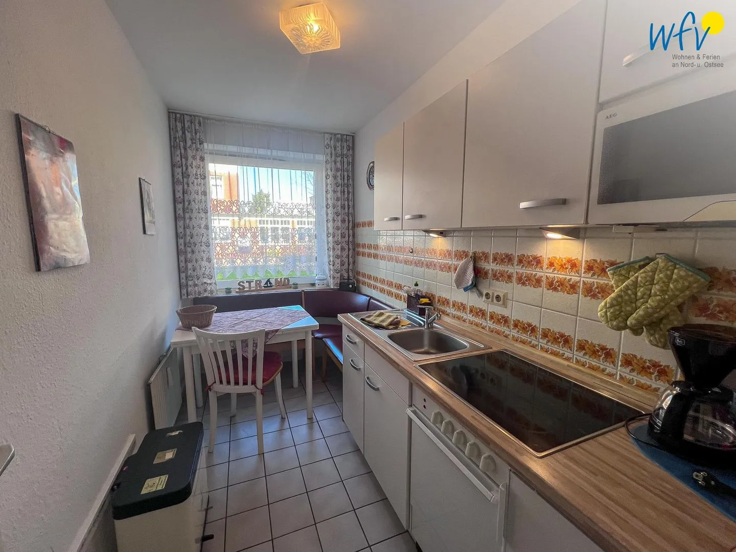 Haus Barkhausenstraße 26 Ferienwohnung 4 Langeoog - Küche / Küchenzeile