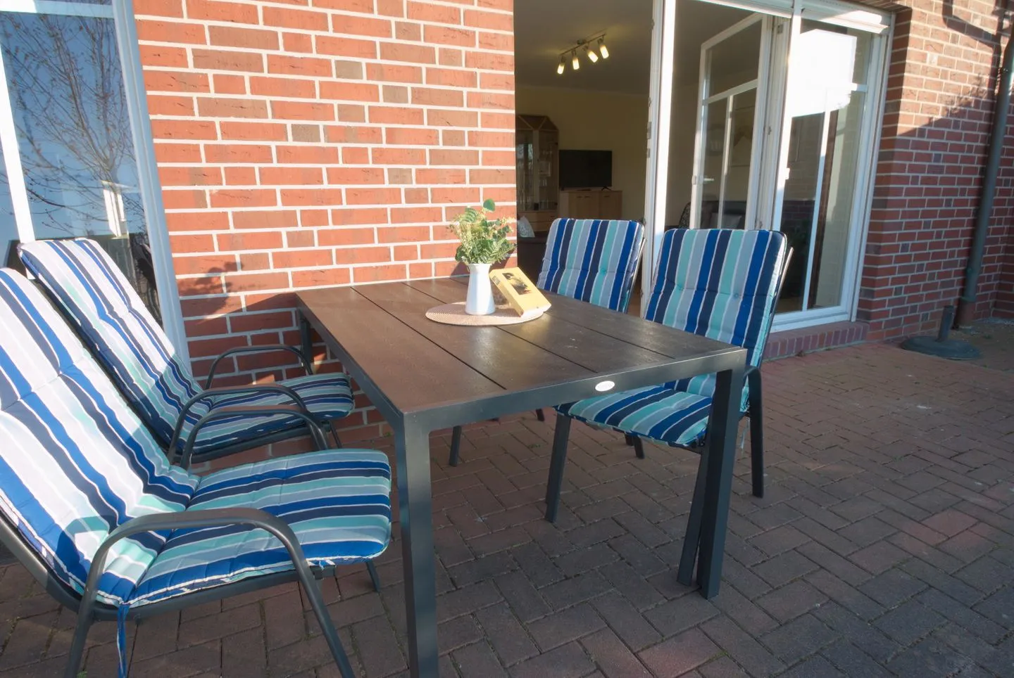Ferienhaus Schott Norddeich - Terrasse