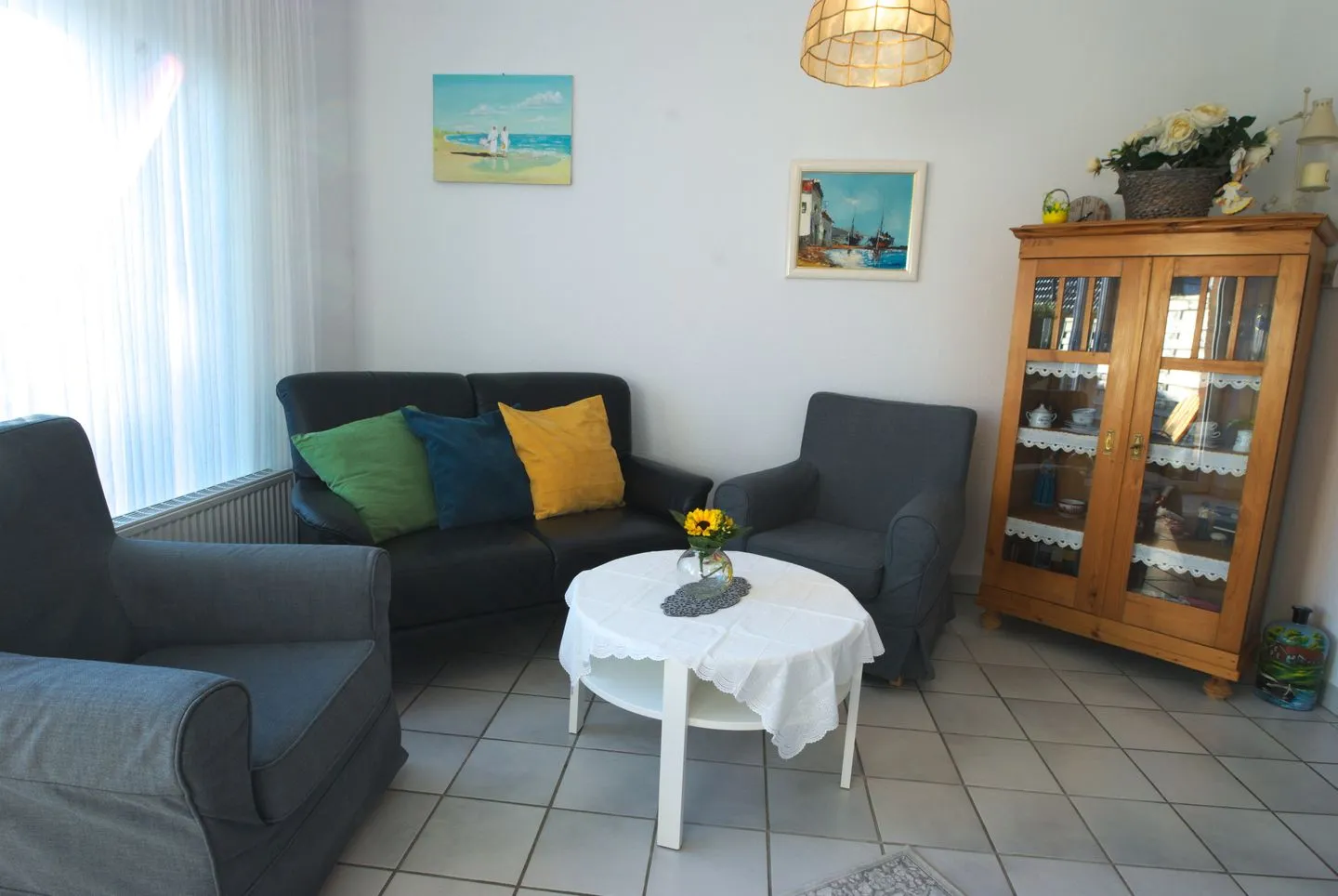 Ferienwohnung Schlatmann Norddeich - Wohnzimmer