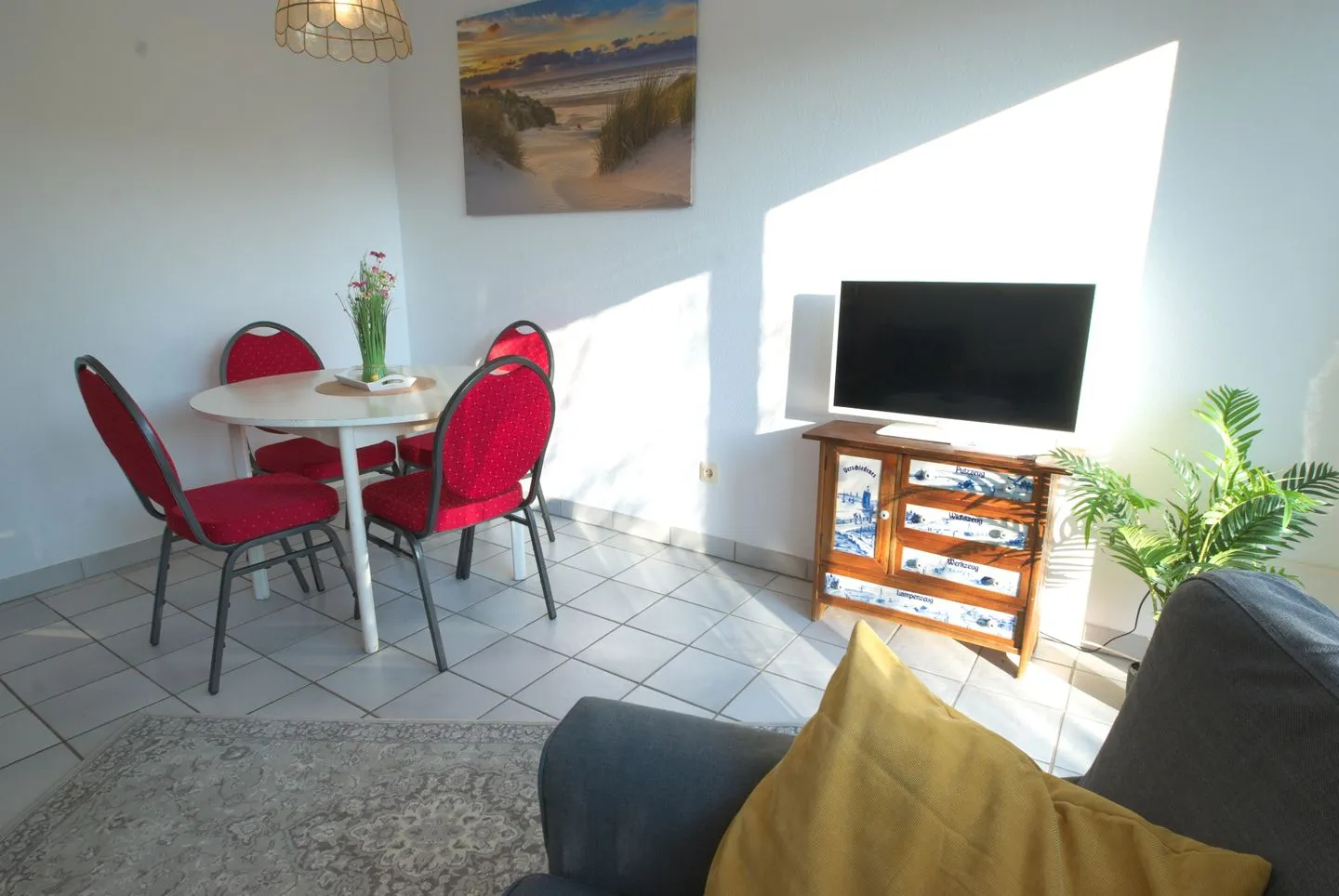 Ferienwohnung Schlatmann Norddeich - Wohnzimmer