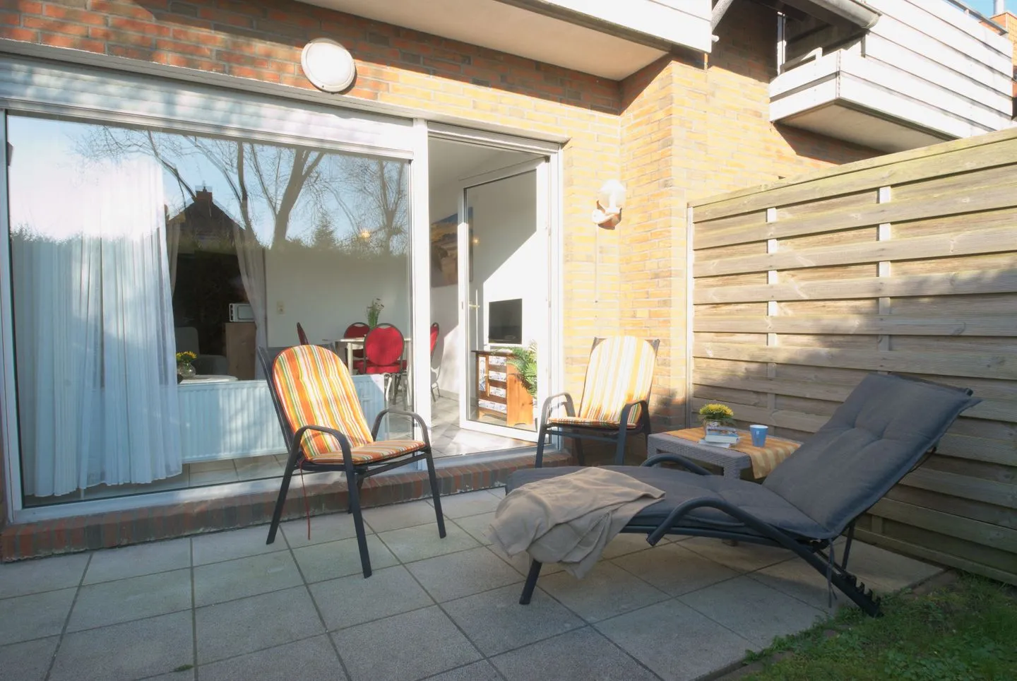 Ferienwohnung Schlatmann Norddeich - Terrasse