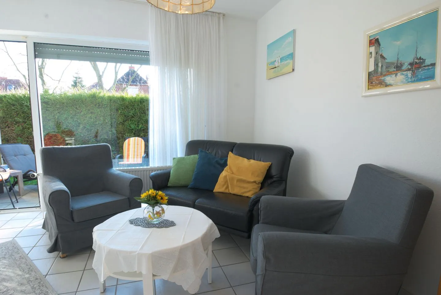 Ferienwohnung Schlatmann Norddeich - Wohnzimmer