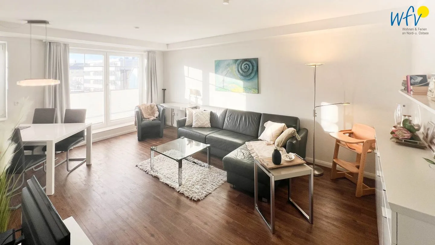 Haus Anna See Ferienwohnung Südperle Wangerooge - Wohnzimmer