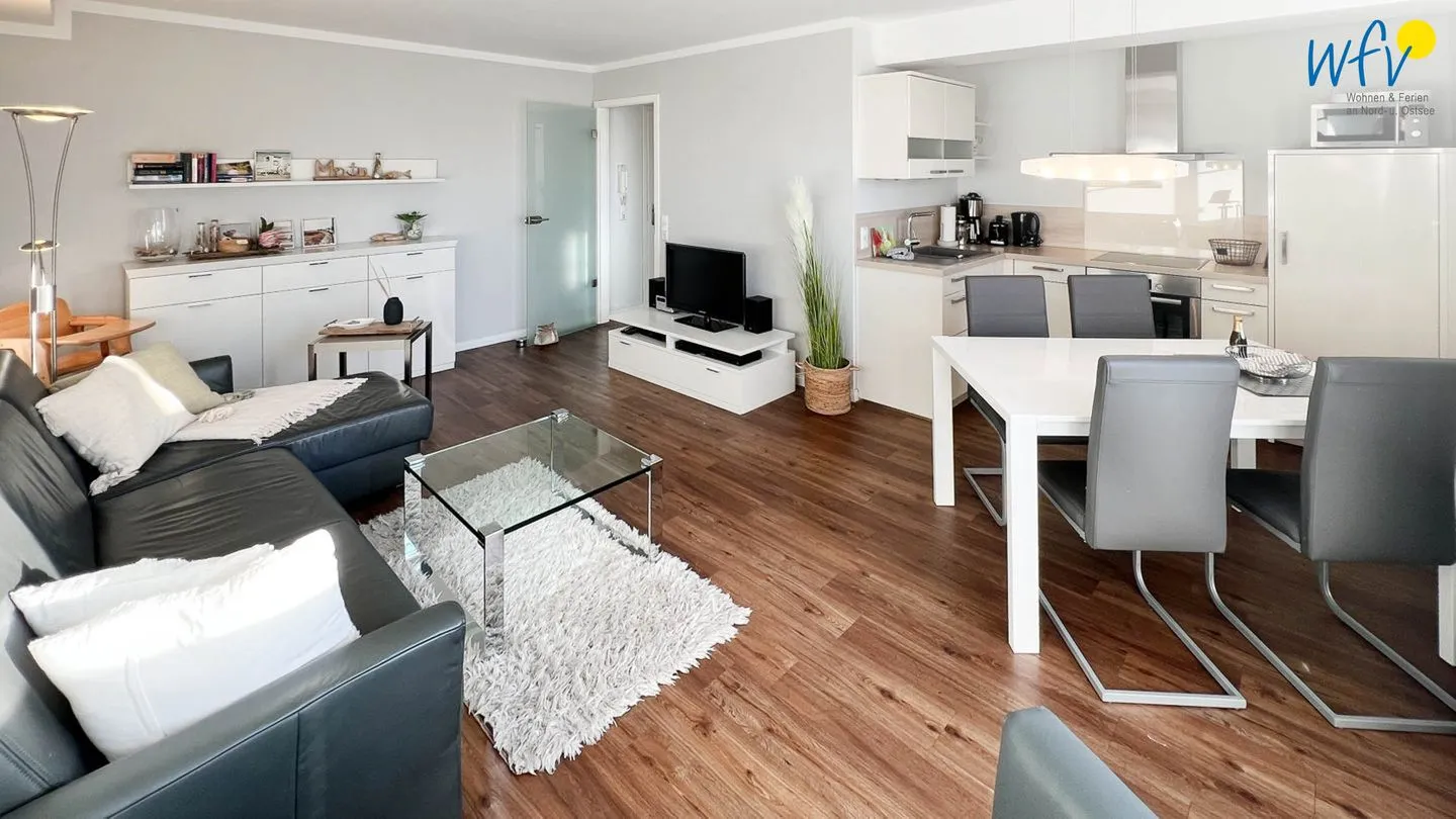 Haus Anna See Ferienwohnung Südperle Wangerooge - Wohnzimmer