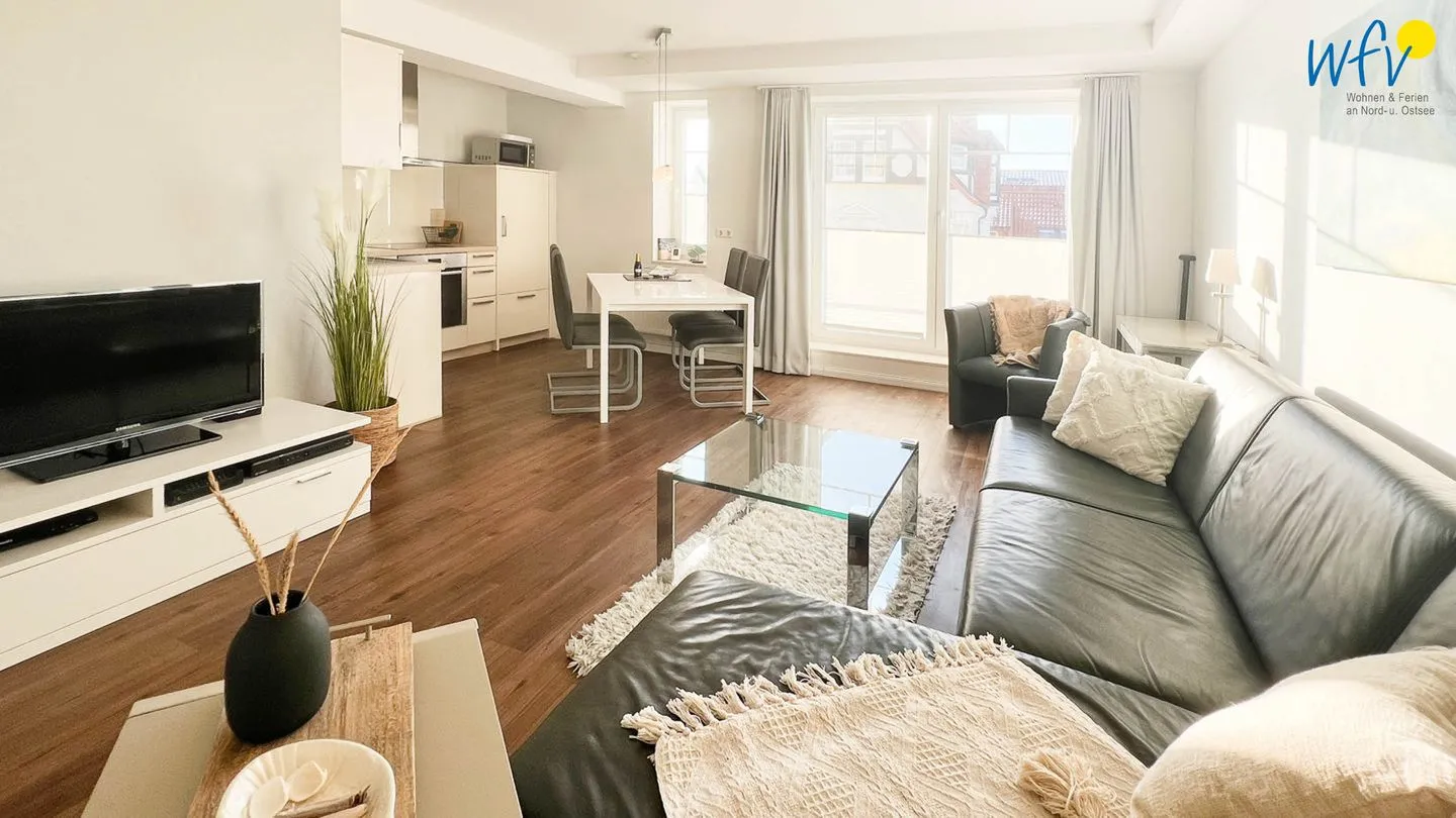 Haus Anna See Ferienwohnung Südperle Wangerooge - Wohnzimmer