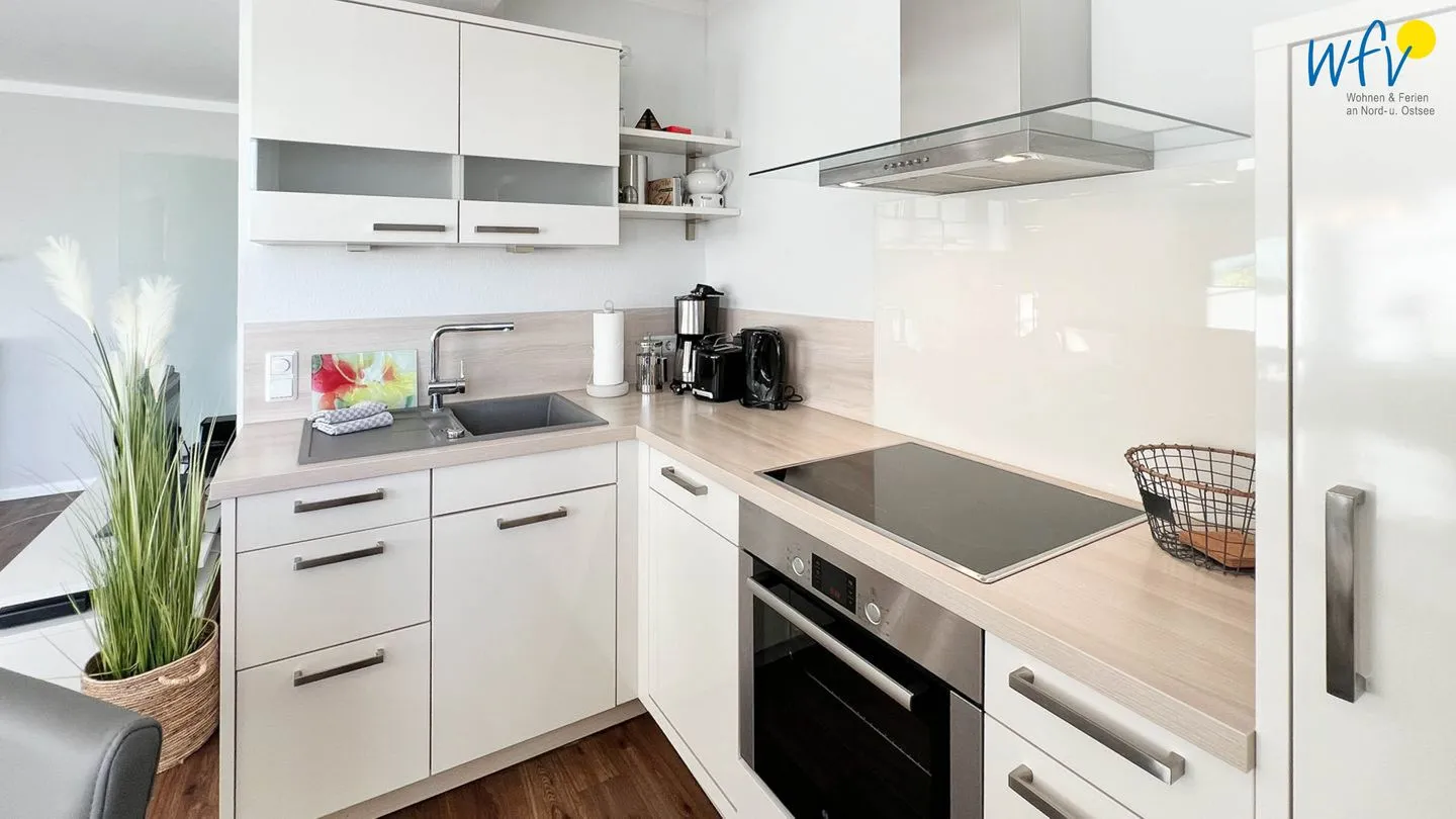 Haus Anna See Ferienwohnung Südperle Wangerooge - Küche / Küchenzeile