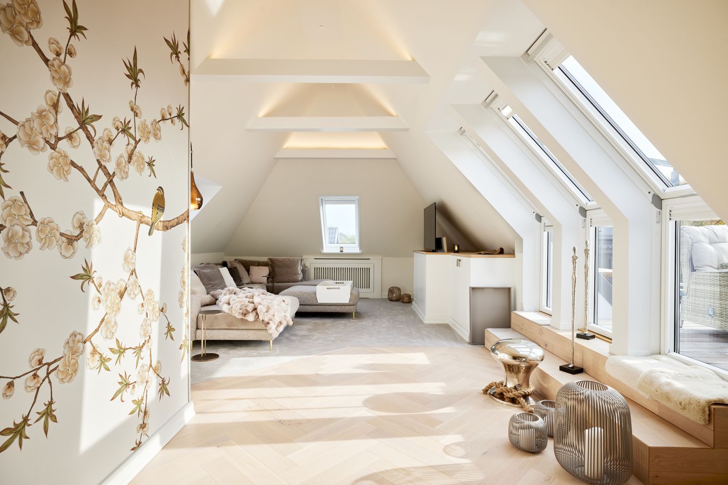 WOLKEN.NEST Penthouse-Suite, Wohnzimmer