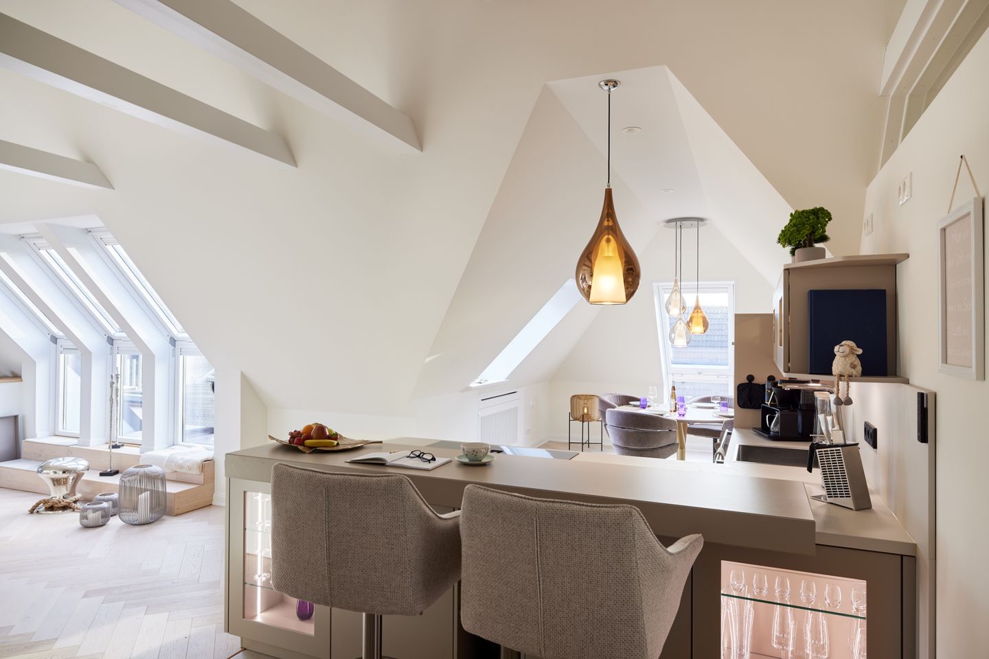 WOLKEN.NEST Penthouse-Suite,  Küche