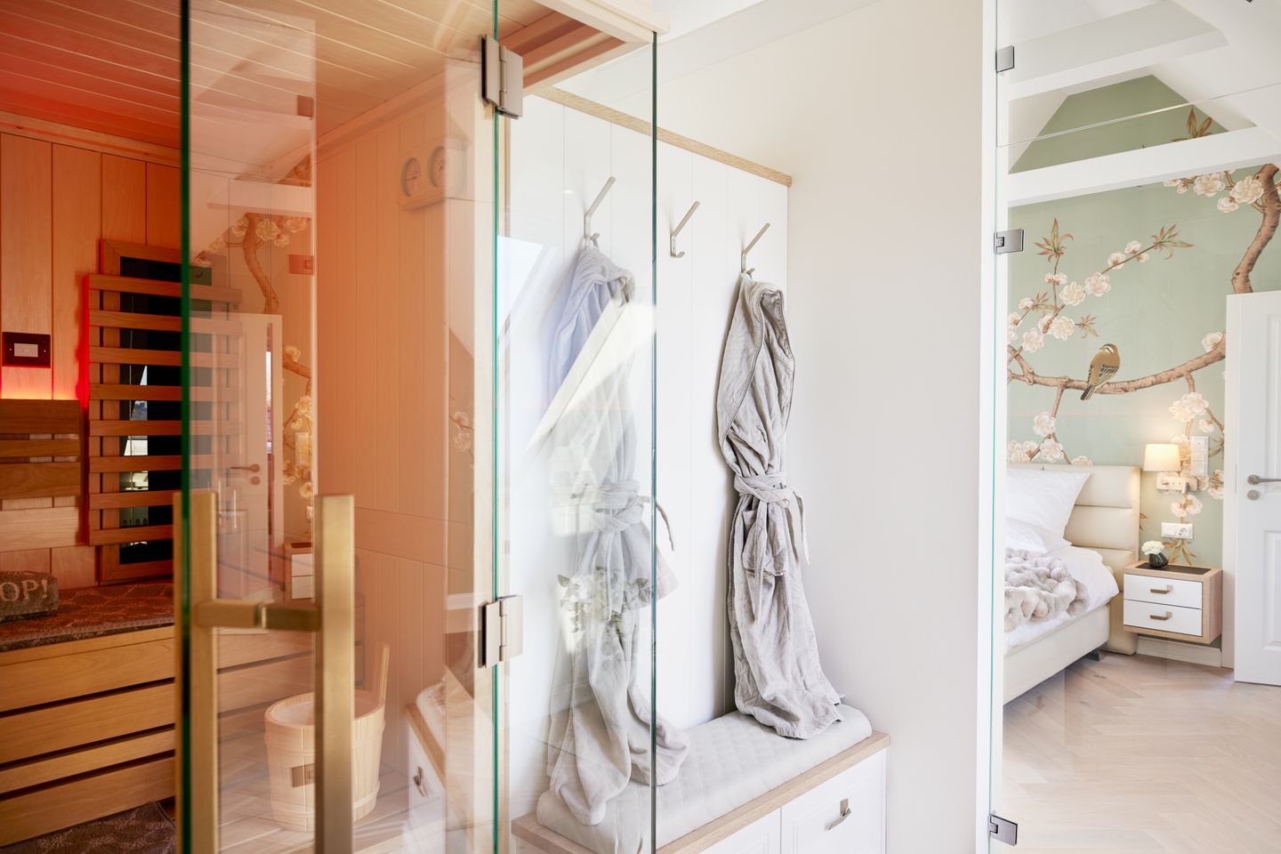 WOLKEN.NEST Penthouse-Suite,  Sauna