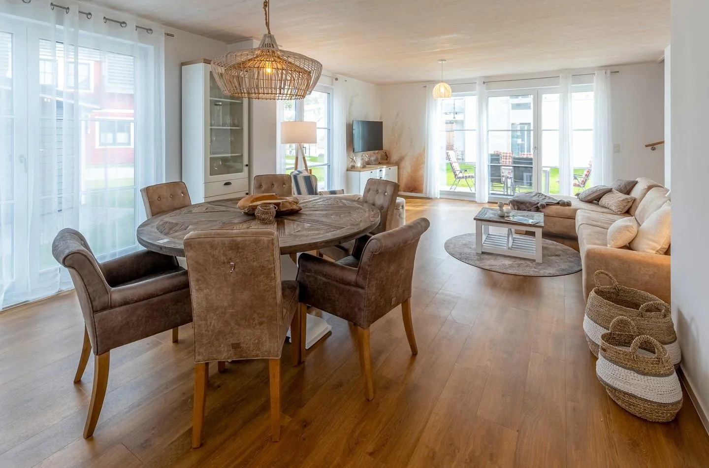 Ostseenest Fuhlendorf - Einfamilienhaus Ostseenest Fuhlendorf gemütliches Wohnzimmer
