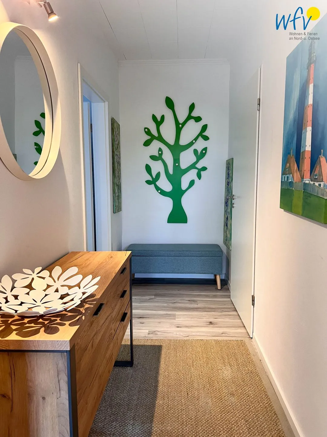 Villa Düna Ferienwohnung 2 Wangerooge - Flur