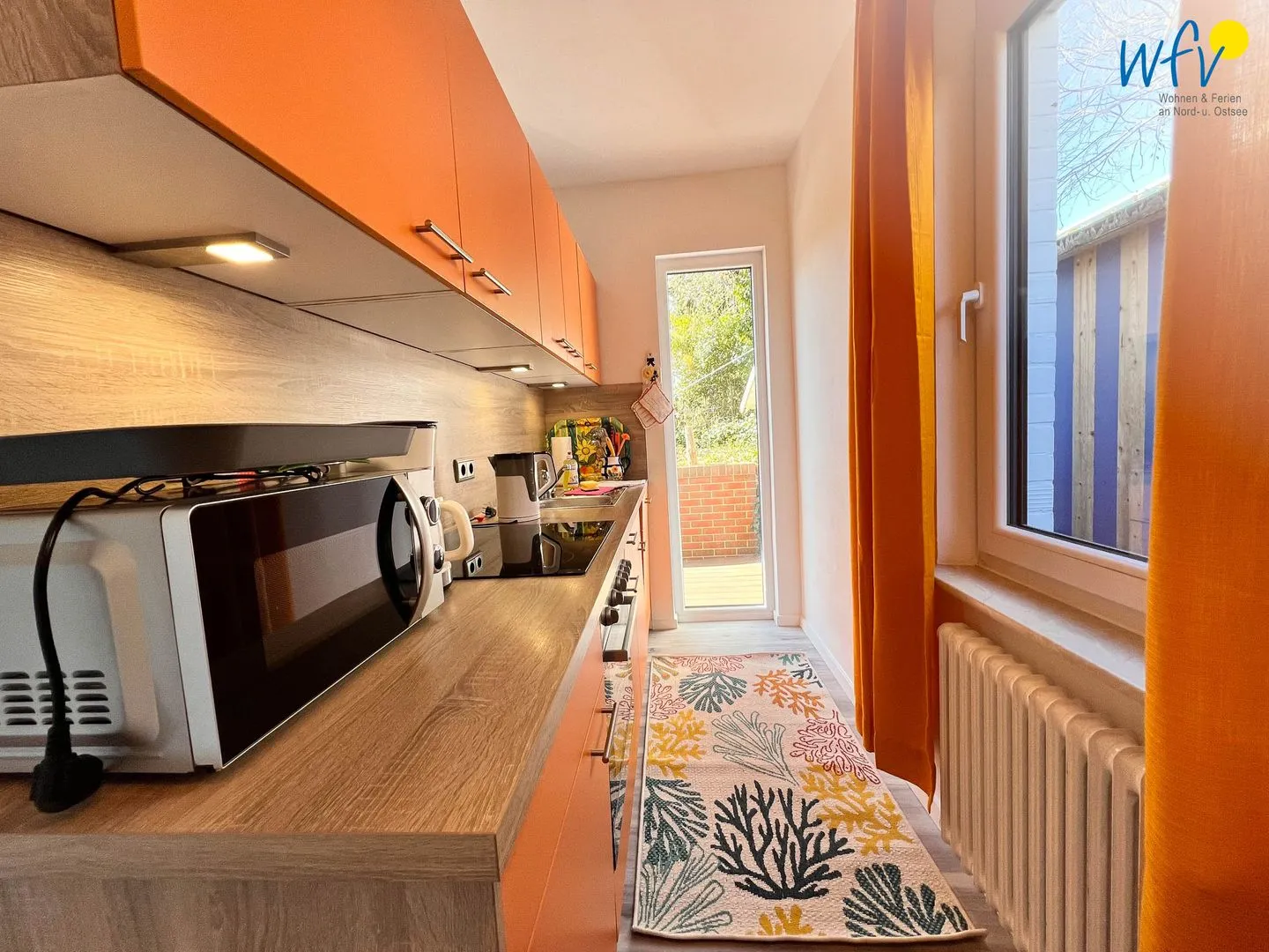 Villa Düna Ferienwohnung 2 Wangerooge - Küche / Küchenzeile