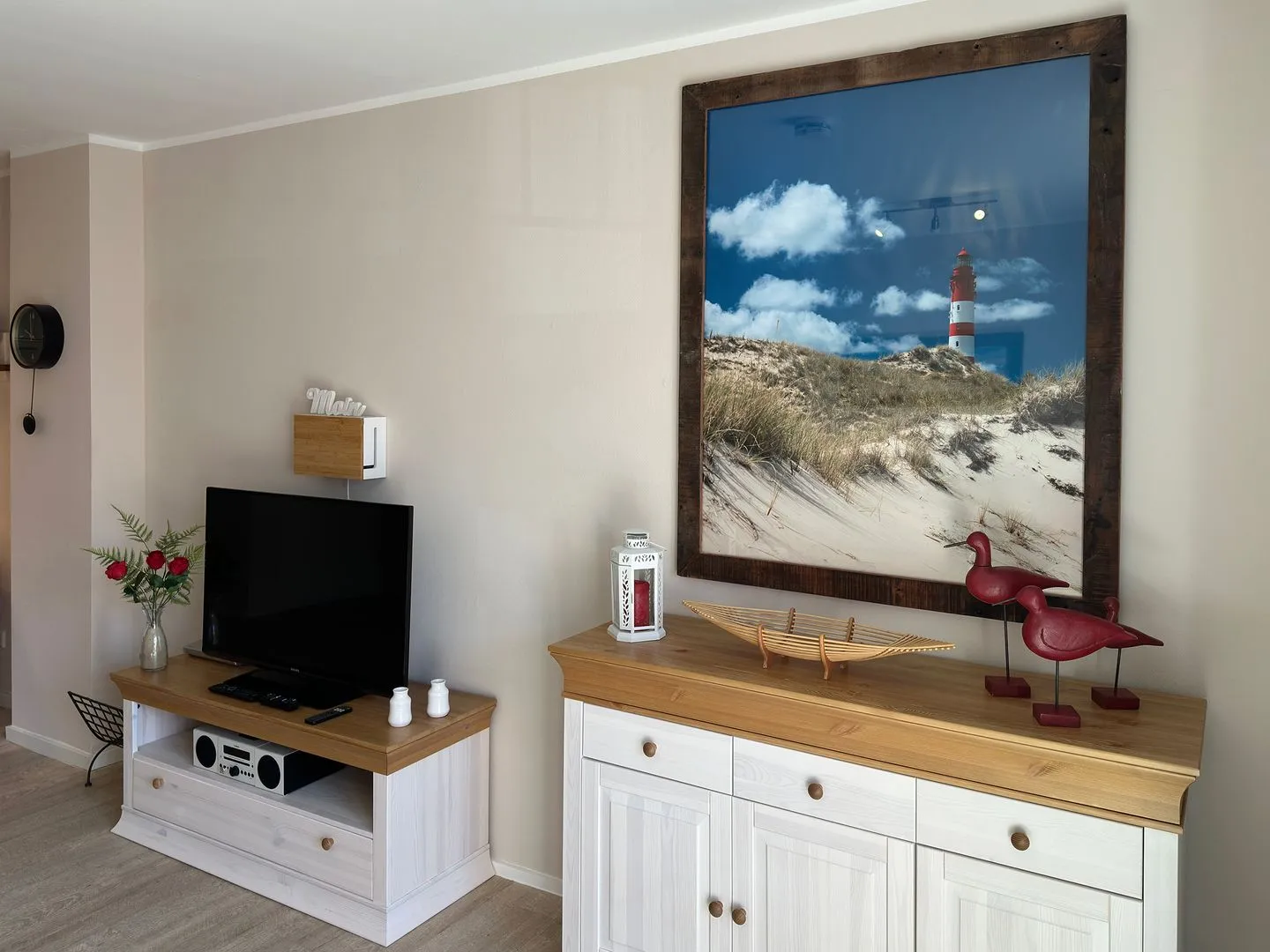 Strand Residenz Ferienwohnung *Strand Residenz 11* Wittdün auf Amrum - TV / Multimedia