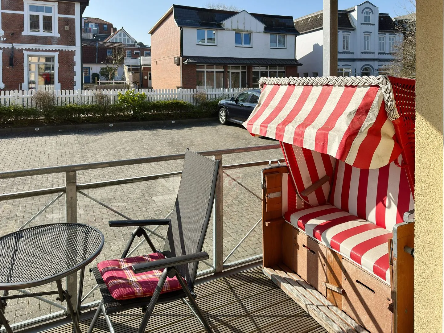 Strand Residenz Ferienwohnung *Strand Residenz 11* Wittdün auf Amrum - Balkon