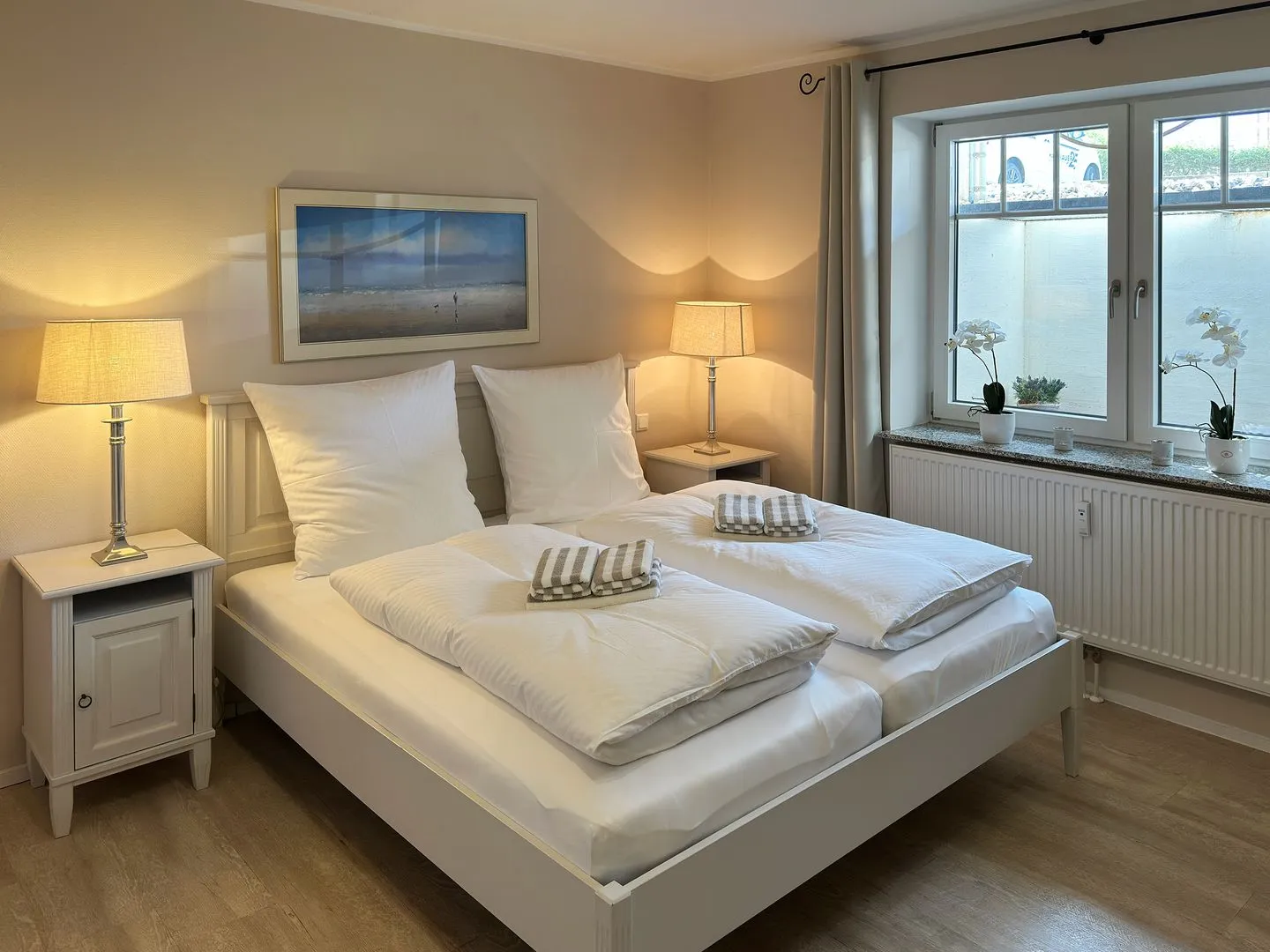 Strand Residenz Ferienwohnung *Strand Residenz 11* Wittdün auf Amrum - Schlafzimmer