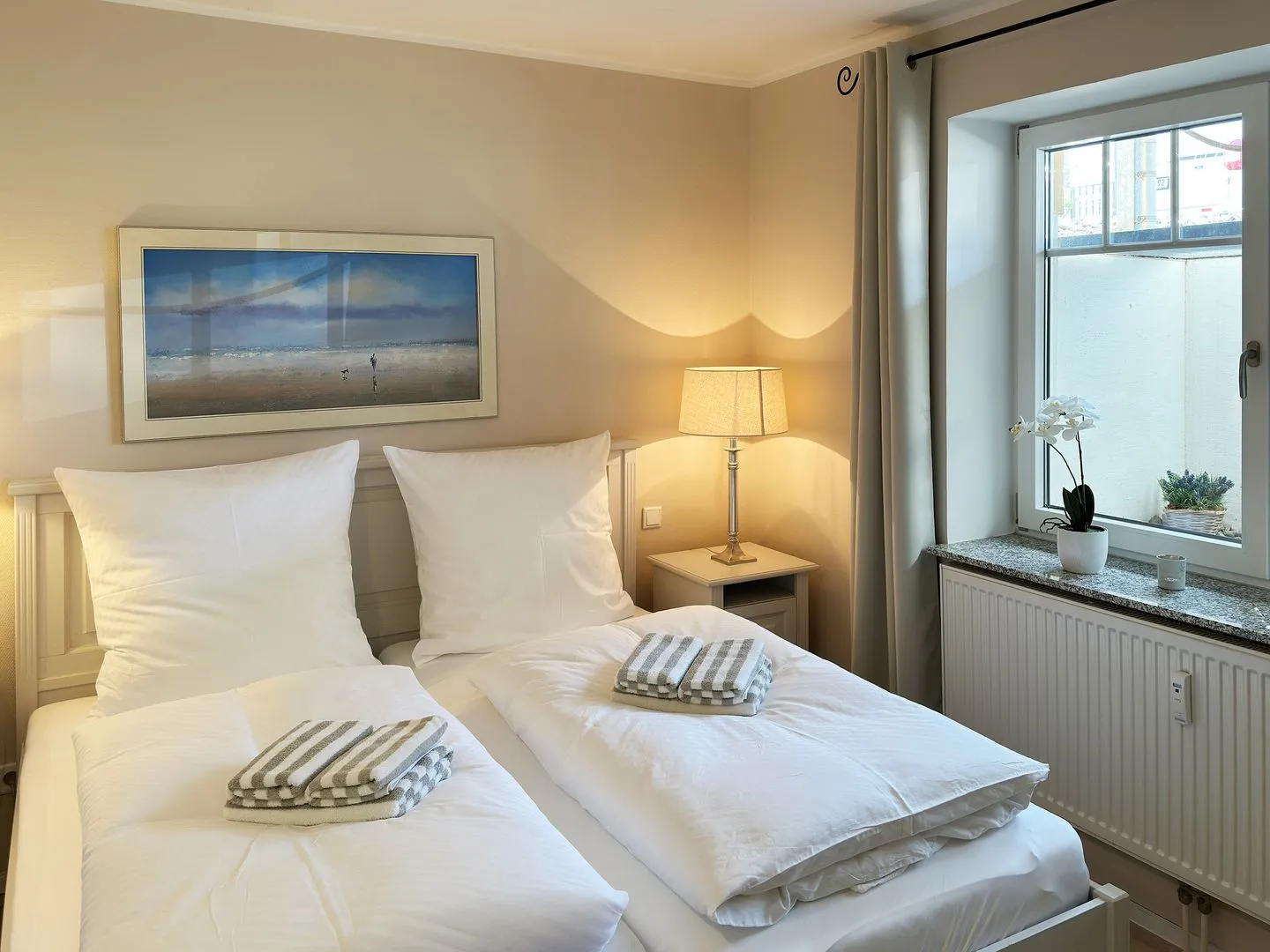 Strand Residenz Ferienwohnung *Strand Residenz 11* Wittdün auf Amrum - Schlafzimmer