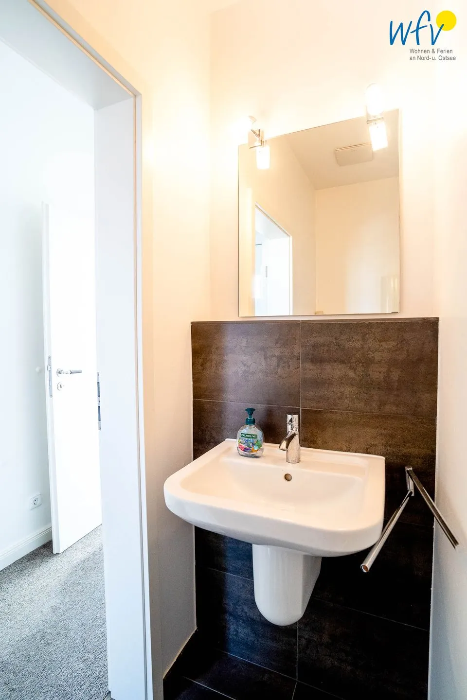 Haus Süderoog Ferienwohnung Vördör Juist - Badezimmer