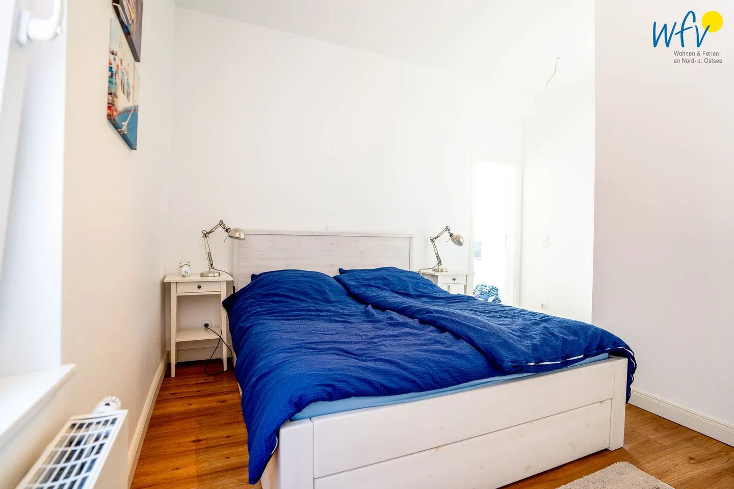 Haus Süderoog Ferienwohnung Vördör Juist - Schlafzimmer