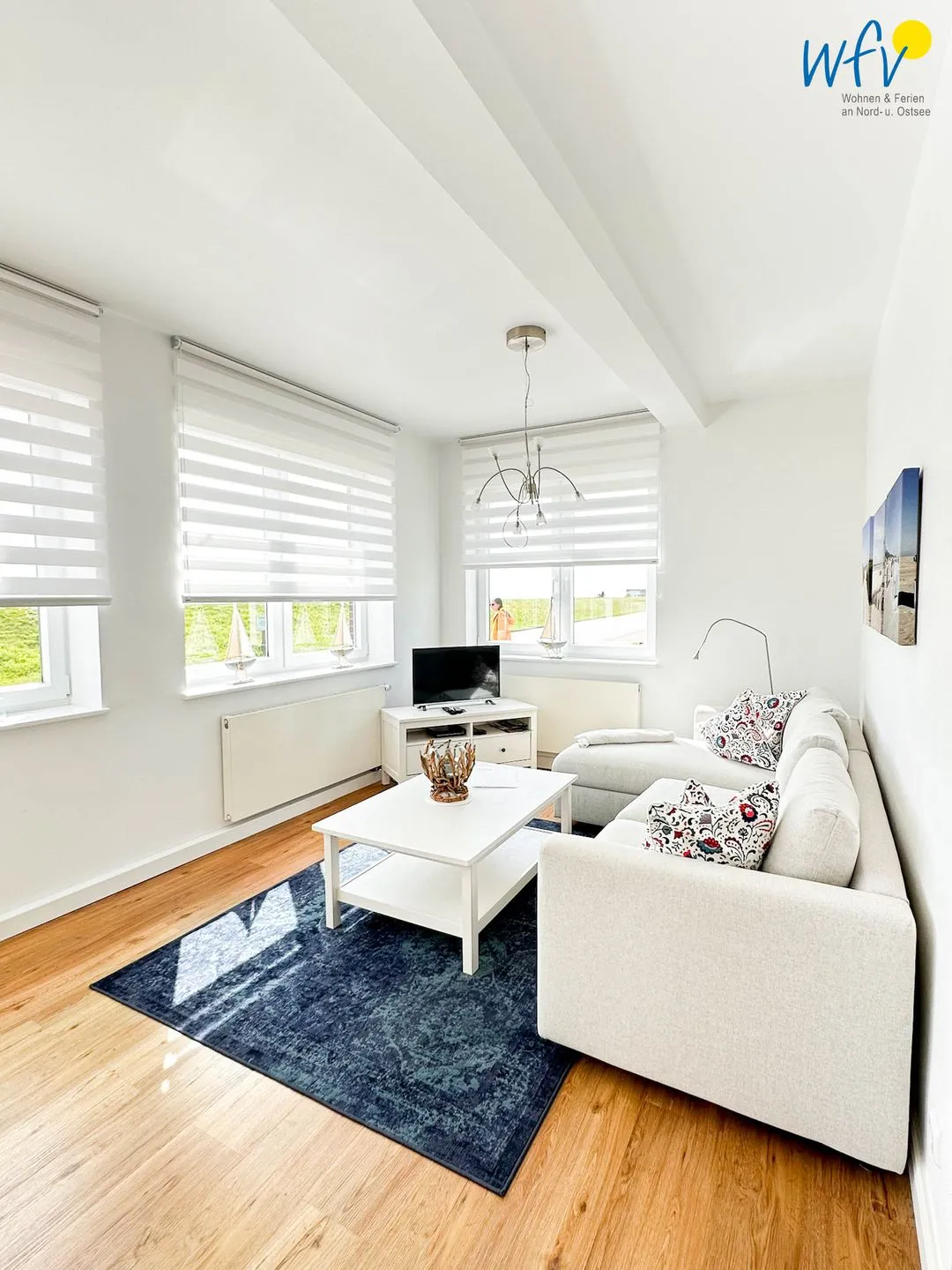 Haus Süderoog Ferienwohnung Vördör Juist - Wohnzimmer