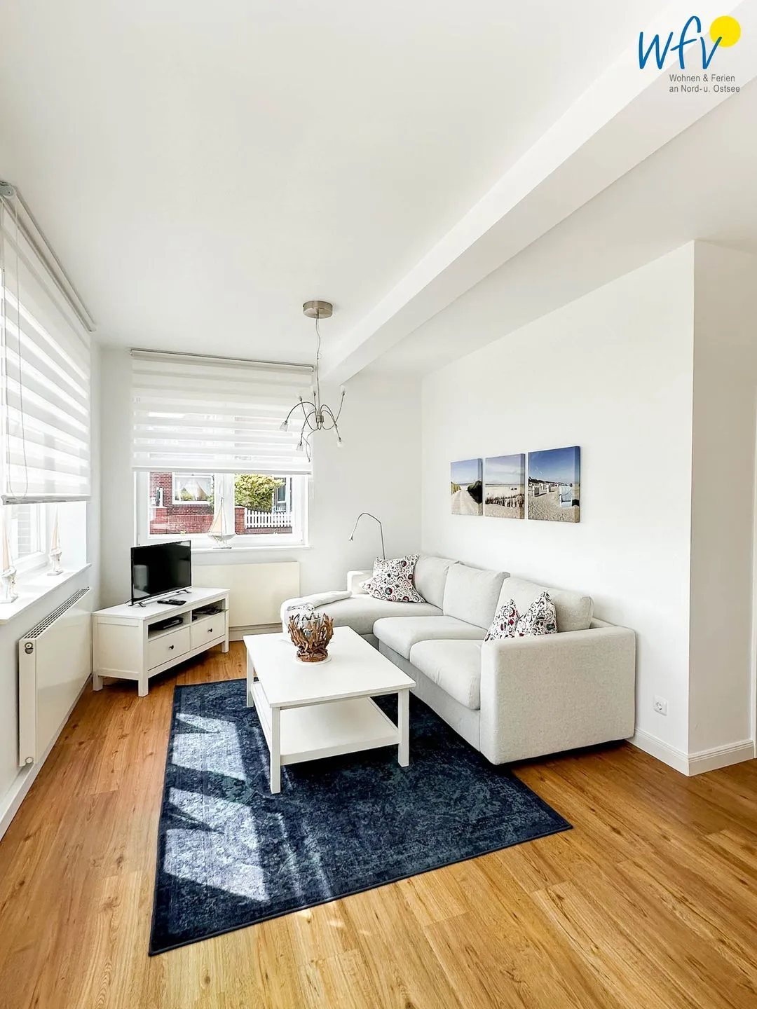 Haus Süderoog Ferienwohnung Vördör Juist - Wohnzimmer