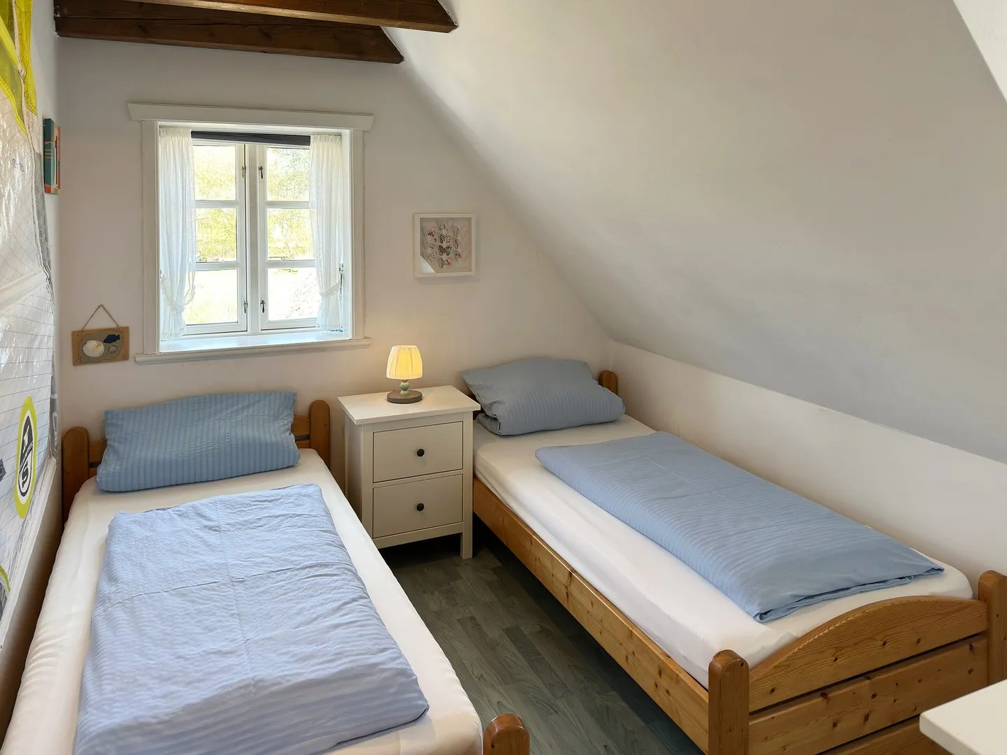 Hüs Sanskiin Ferienwohnung *Goodshenk* Süddorf auf Amrum - Schlafzimmer