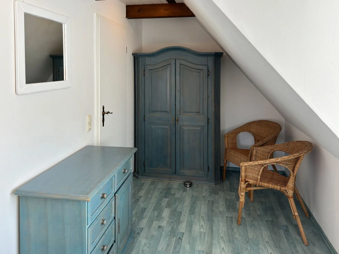 Hüs Sanskiin Ferienwohnung *Goodshenk* Süddorf auf Amrum - Schlafzimmer